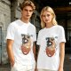 Olive green t-shirt with pumpkin ramen and ghost graphic print