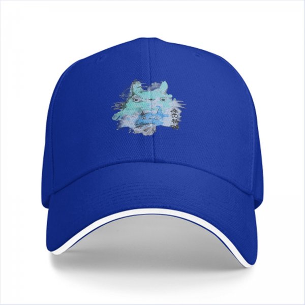 Black Baseball Cap With Watercolor Forest Spirit Art Print