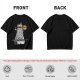 Olive t-shirt with Dalek holding burger and 'It's Dalektable' print