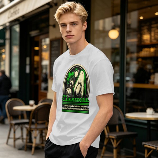 I'm a Carnivore Funny Vegetable Graphic T-Shirt