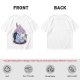 Oversized T-Shirt With Sleepy Baphomet Goat In Pajamas Print