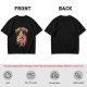 Olive green graphic t-shirt with dog data system print