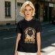 Olive green t-shirt with scientifically proven cats are better than you cat scientist print