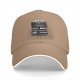 Black baseball cap with Mental Fest themed band-style print
