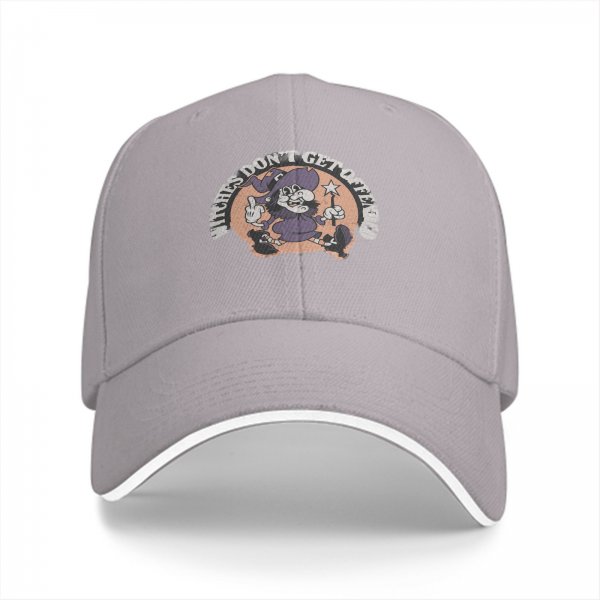 Witches Don't Get Offended Graphic Black Baseball Cap