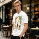 Anime Themed Graphic T-Shirt With Whimsical Character Artwork