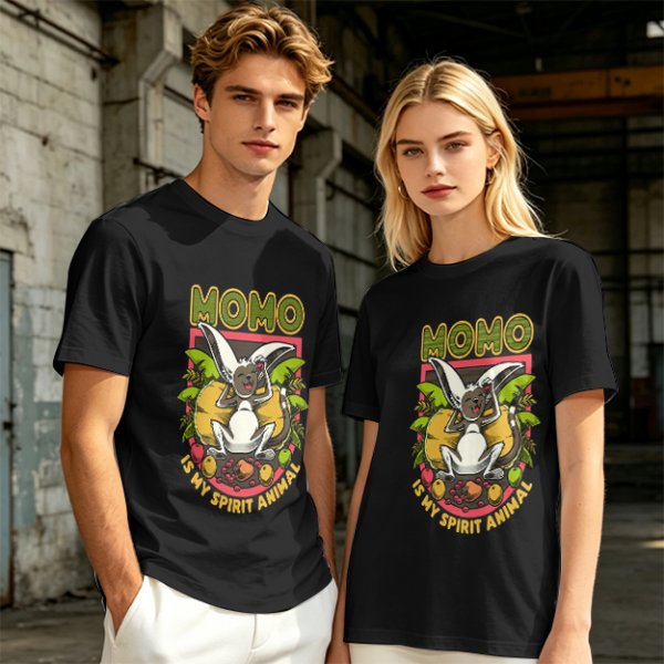 Momo Is My Spirit Animal Graphic T-Shirt