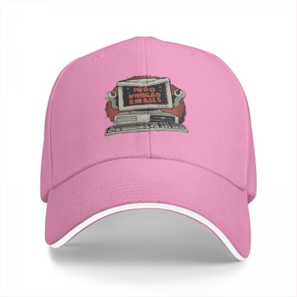 Black baseball cap with vintage computer wrench graphic design