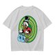 Olive T-Shirt Featuring Scrooge McDuck with Money Bags and Coins