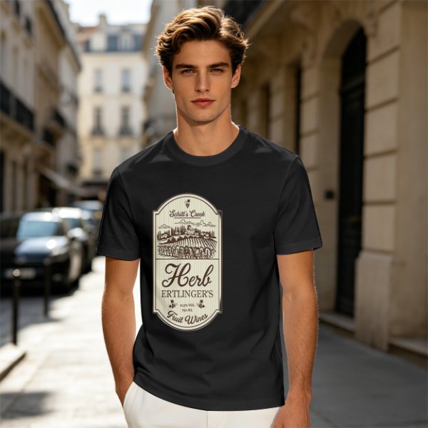 Herb Ertlinger's Fruit Wines Schitt's Creek Themed T-Shirt