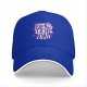 Black baseball cap with 'Down the Witches Road' Halloween themed print