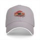 Black baseball cap with cute sushi cat graphic print