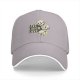 Black Baseball Cap With Live Laugh Love Skull Graphic