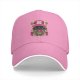 Black Baseball Cap with Anime Reindeer Character Graphic