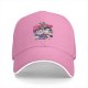 Black baseball cap with local monsters blood donation graphic print