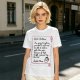 Christmas t-shirt with Santa's tariff excuse note print
