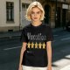Olive Green T-Shirt With Vacation And Five Star Graphic Print
