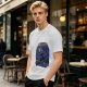 Olive T-Shirt With Megaverse Sci-Fi Villain Graphic Print