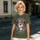 Olive T-Shirt with Cute Penguin 'Certified Cute and Cuddly' Print