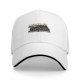Black baseball cap with 'Monday Would Not Recommend' print