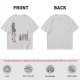 Olive T-Shirt With Uncle Sam Hat And Fast Food Graphic Print