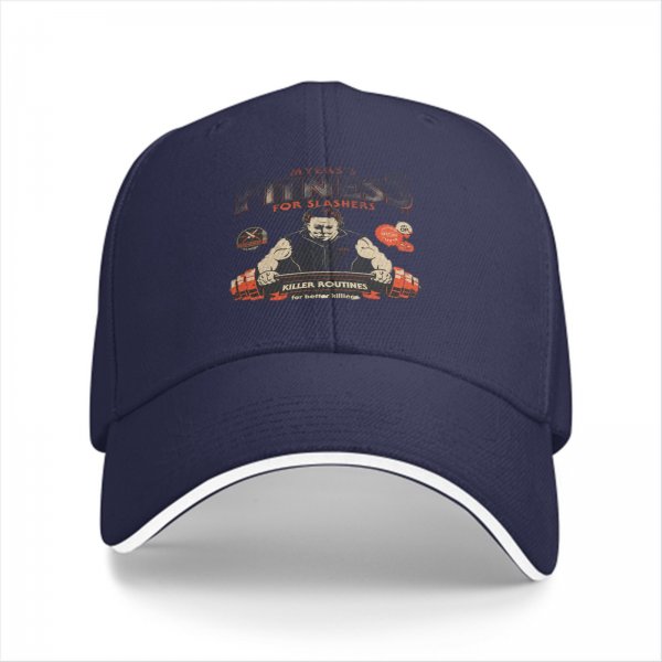 Myers's Fitness For Slashers Killer Routines Graphic Baseball Cap