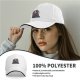 Black Baseball Cap With Giant Monster Cat Cityscape Art Print