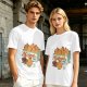 Olive T-Shirt With Cartoon Chicken Nuggets Box Print
