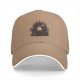 Black baseball cap with sloth on iron throne graphic that says NO