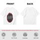 Olive T-shirt with Dancing Skeletons and 'Dance Your Problems Away' Text