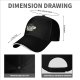 Black Baseball Cap With Cat In Coffee Cup 'Everything Is Pawsible With Coffee' Print