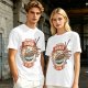 Olive Ramen Club Graphic T-Shirt with Noodle Bowl Art