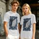 Olive T-Shirt With Attack on Titan Survey Corps Wings Print
