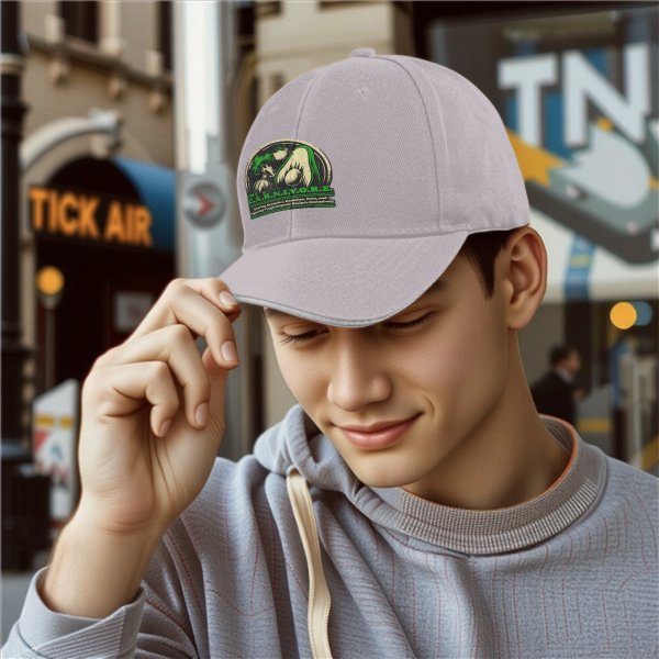 I'm a C.A.R.N.I.V.O.R.E. vegetable graphic black baseball cap