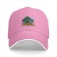 Black baseball cap with alien eating pizza and 'FOR PIZZA' text