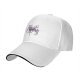 Black Baseball Cap With Space Squad Astronaut Graphic Design