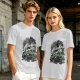 Midnight Margaritas Witch Themed Graphic T-Shirt