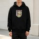 Black hoodie with Stardrop ramen bowl graphic design
