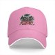 Black baseball cap with adopt an evil pet satanic cat and dog graphic