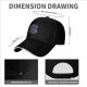 Black Baseball Cap With Fantasy Dragon And Warrior Graphic