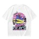 Welcome to Myahmi Beach Skeletor Surf Graphic T-Shirt