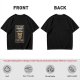 Olive T-Shirt With 'I've Done Horrible Things For Money' Cat Work Print