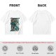 Olive t-shirt with mermaid coffee print 'Coffee Because Luring Sailors Takes Energy'