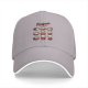 Black baseball cap with cute cat in red box graphic print