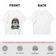Olive green t-shirt with stacked Totoro characters graphic