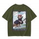 Olive T-Shirt Featuring Kiki's Delivery Service The Magician Tarot Art
