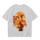 One Piece Portgas D. Ace Graphic Olive T-Shirt