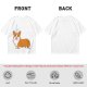 Olive Green T-Shirt With I Love My Corgi Graphic Print