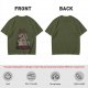 Olive T-Shirt With Hungry Dinosaur 'I'm Hangry' Print
