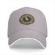 Black baseball cap with vintage clock face graphic